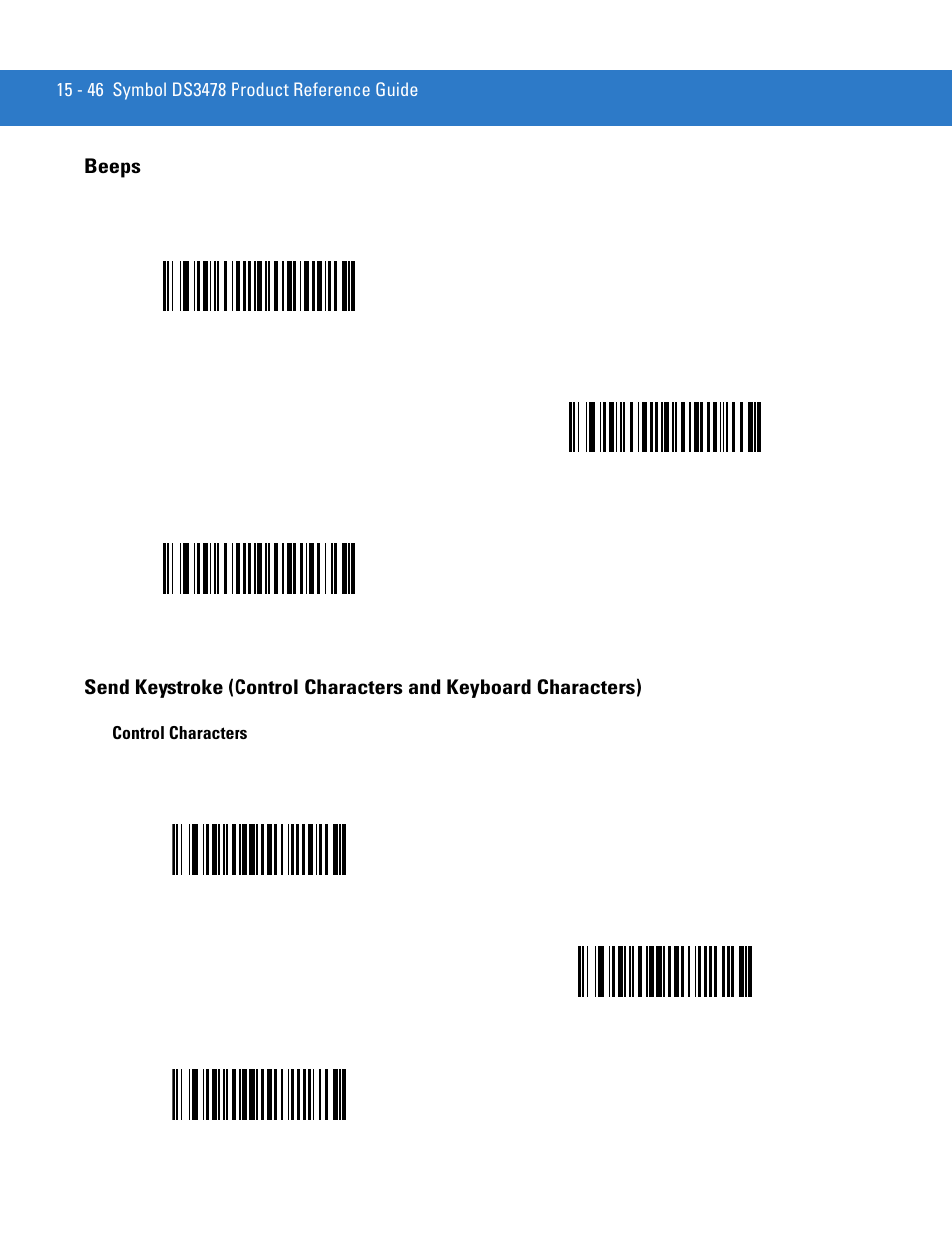 Beeps | Motorola DS3478 User Manual | Page 300 / 404