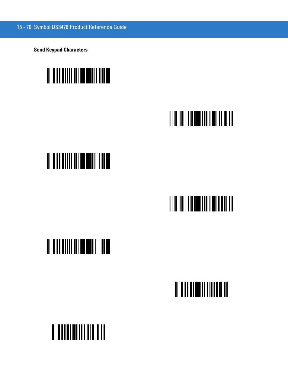 Send keypad characters | Motorola DS3478 User Manual | Page 324 / 404