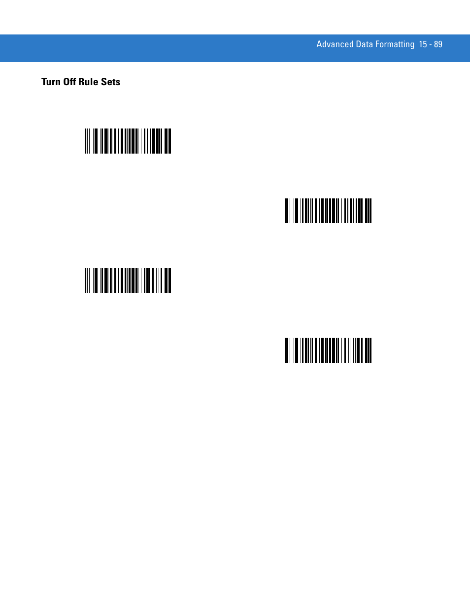 Turn off rule sets, Turn off rule sets -89 | Motorola DS3478 User Manual | Page 343 / 404