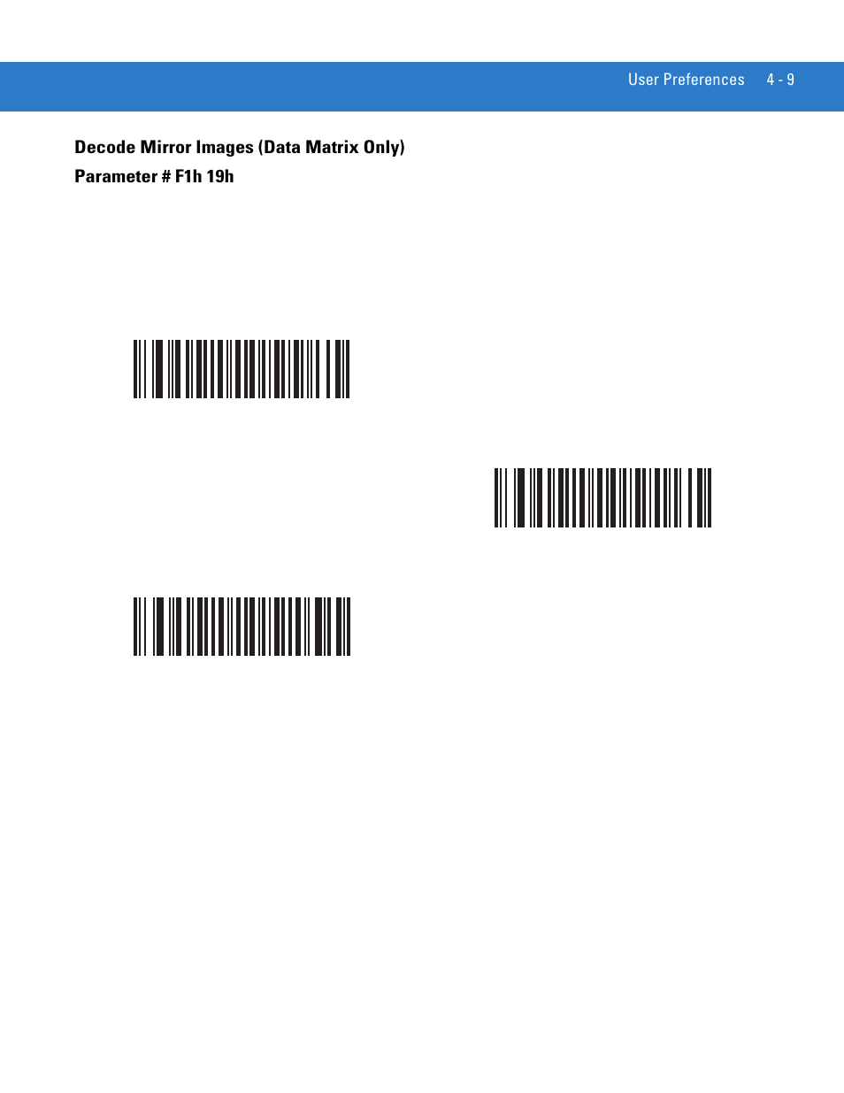 Decode mirror images (data matrix only), Decode mirror images (data matrix only) -9 | Motorola DS3478 User Manual | Page 63 / 404