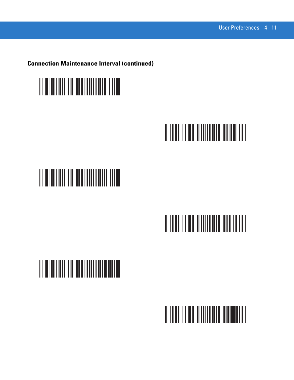 Connection maintenance interval (continued) | Motorola DS3478 User Manual | Page 65 / 404