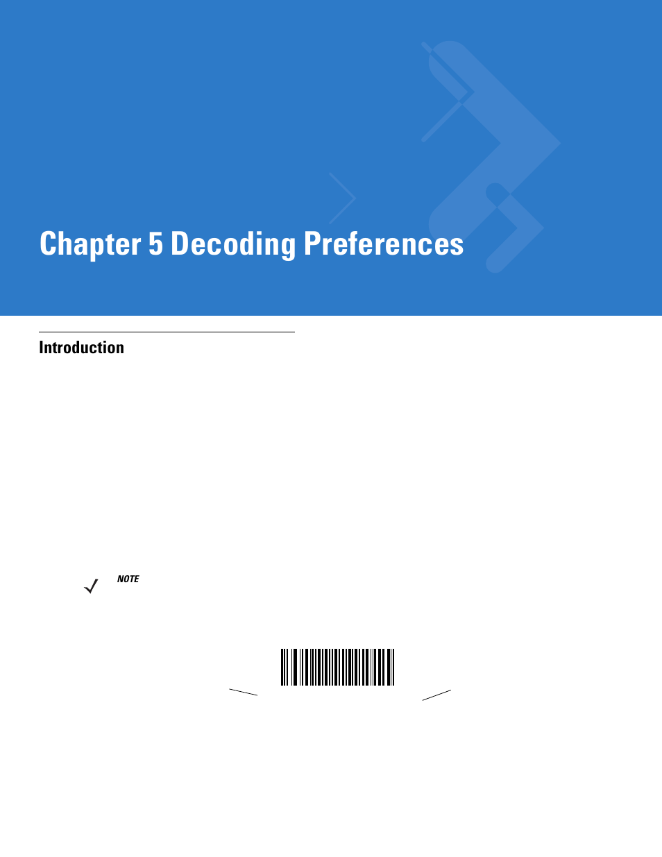 Decoding preferences, Introduction, Chapter 5: decoding preferences | Introduction -1, Chapter 5, decoding preferences, Chapter 5 decoding preferences | Motorola DS3478 User Manual | Page 69 / 404