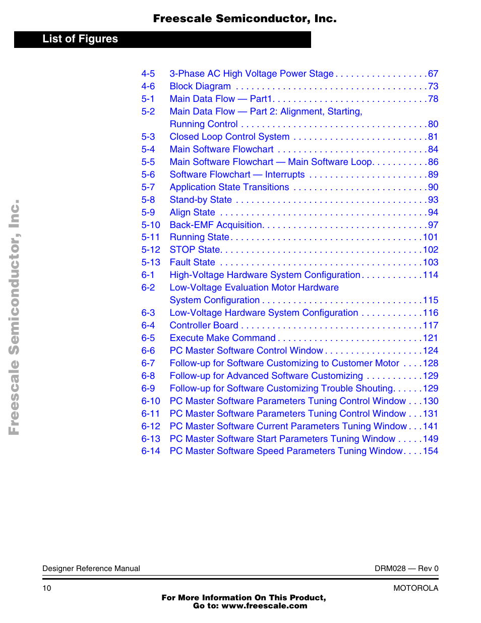 Motorola M68HC08 User Manual | Page 10 / 168