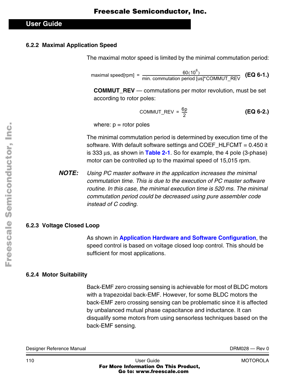 Motorola M68HC08 User Manual | Page 110 / 168