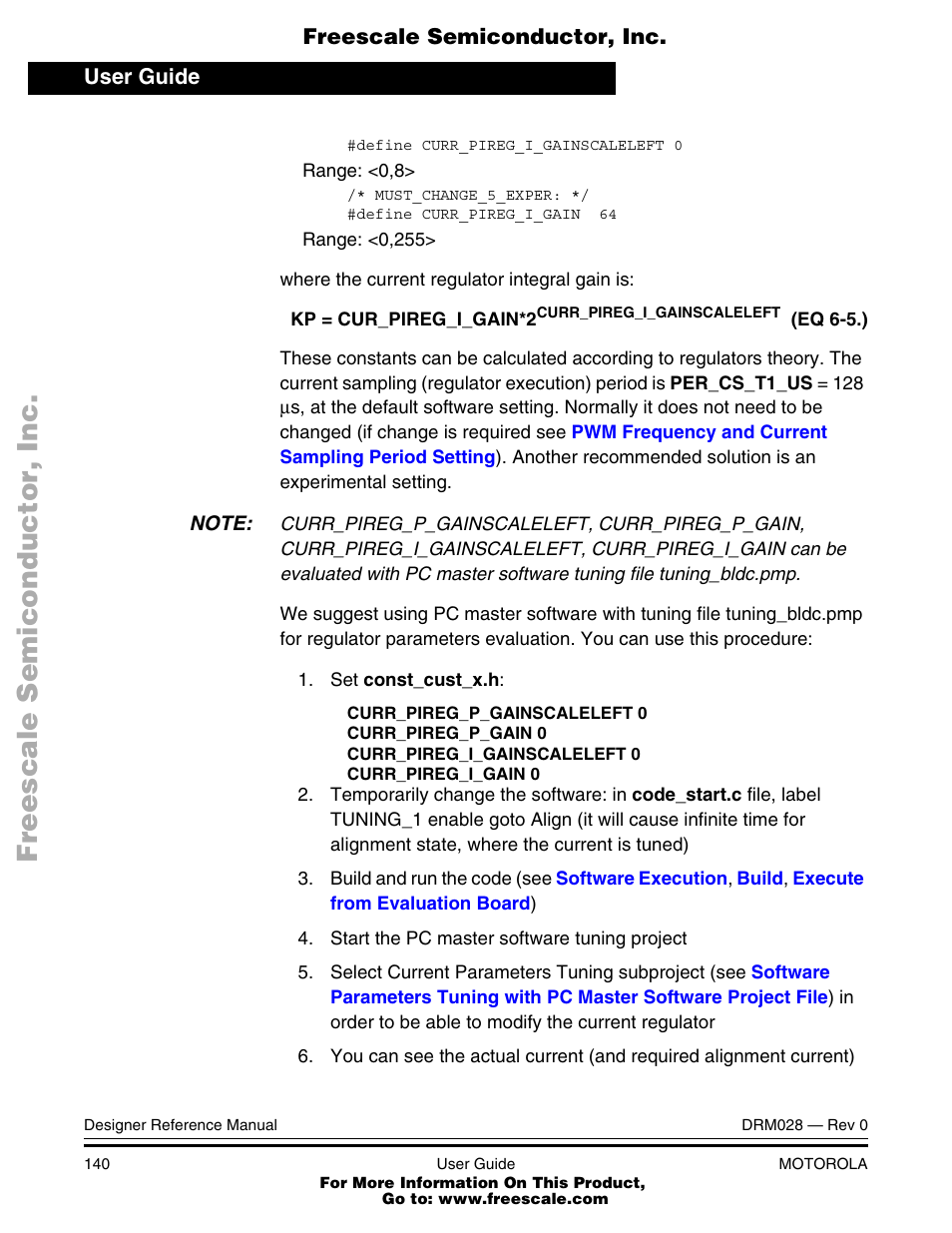 Motorola M68HC08 User Manual | Page 140 / 168