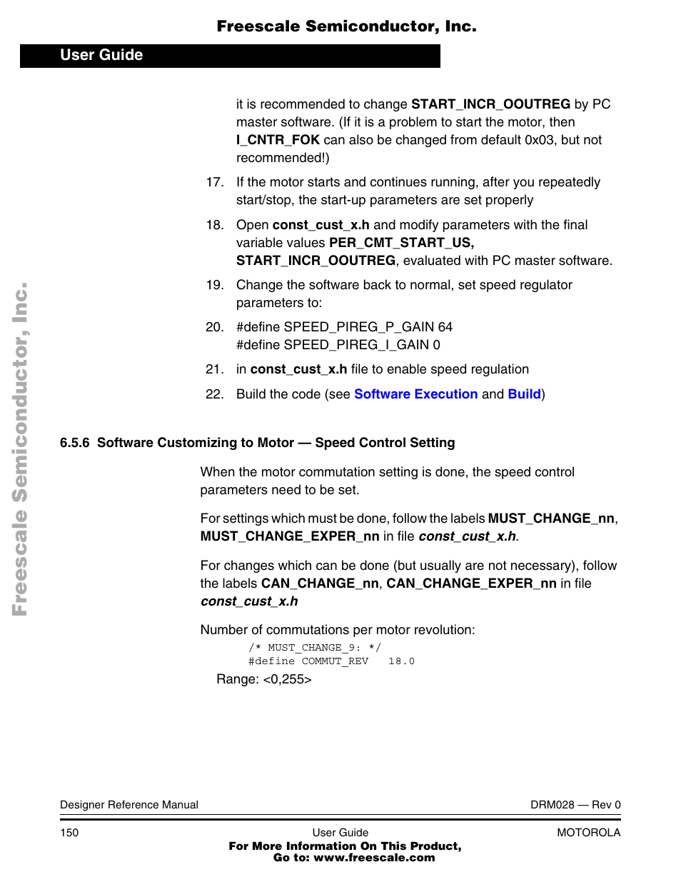 Motorola M68HC08 User Manual | Page 150 / 168