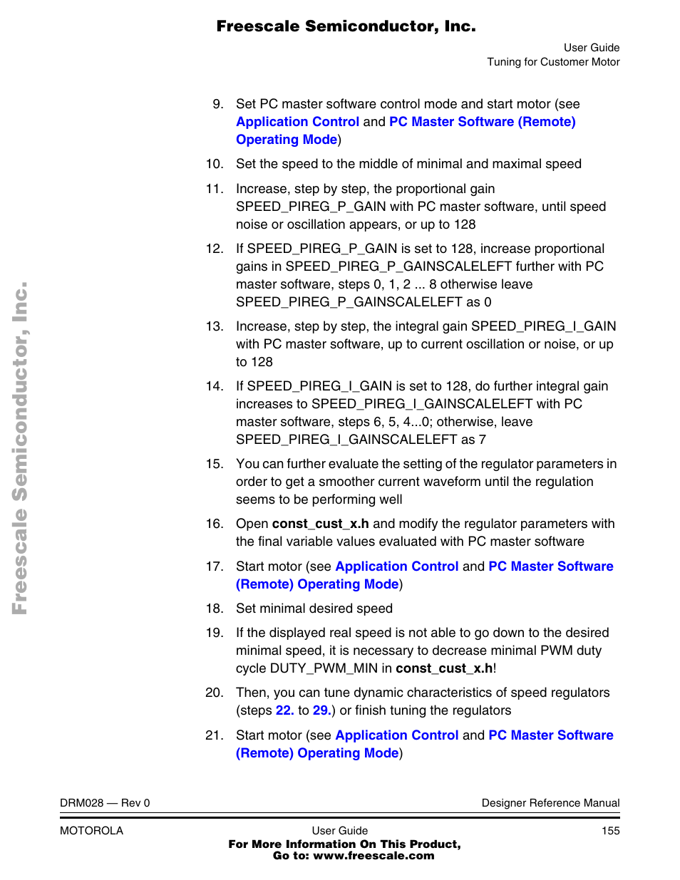 Motorola M68HC08 User Manual | Page 155 / 168