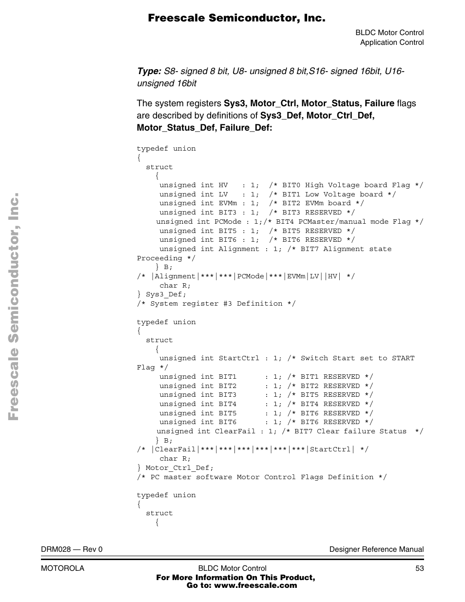 Motorola M68HC08 User Manual | Page 53 / 168