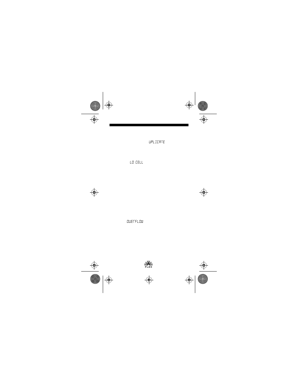 Motorola BRAVO FLX pager User Manual | Page 11 / 16