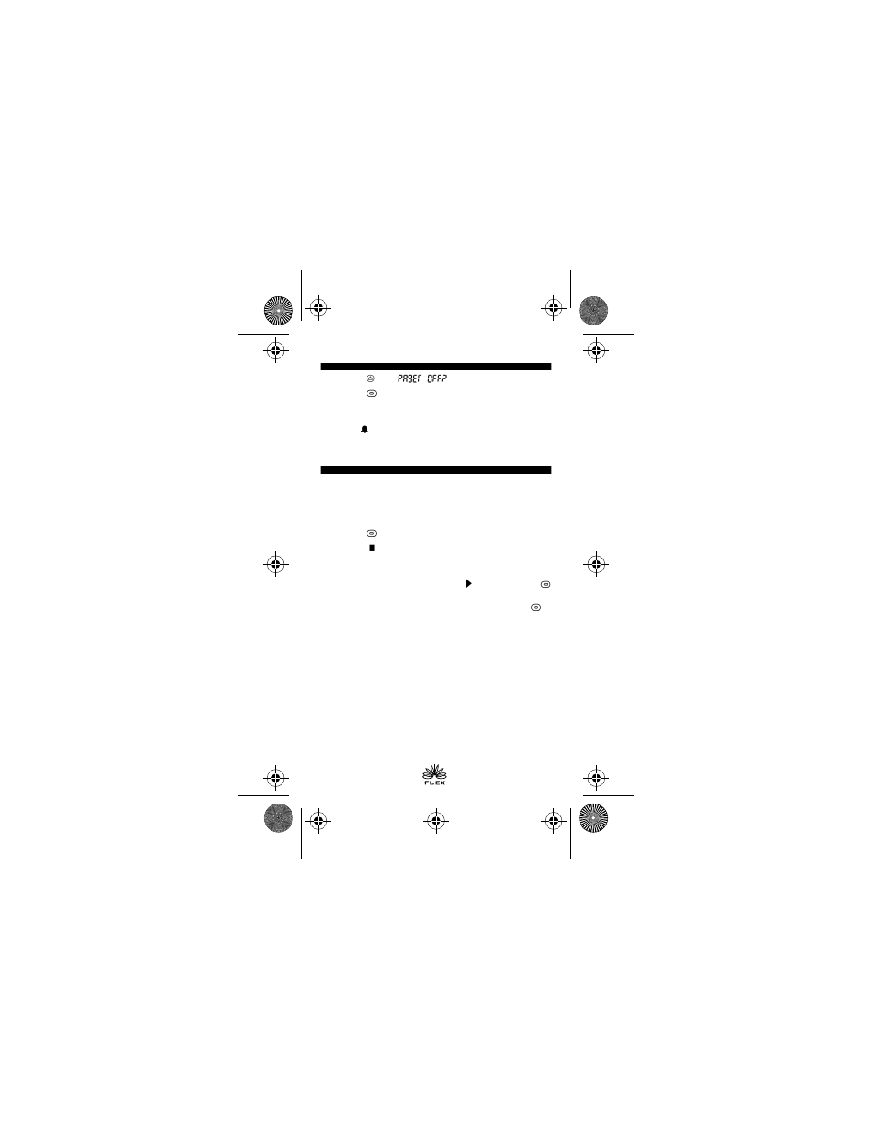 Motorola BRAVO FLX pager User Manual | Page 5 / 16