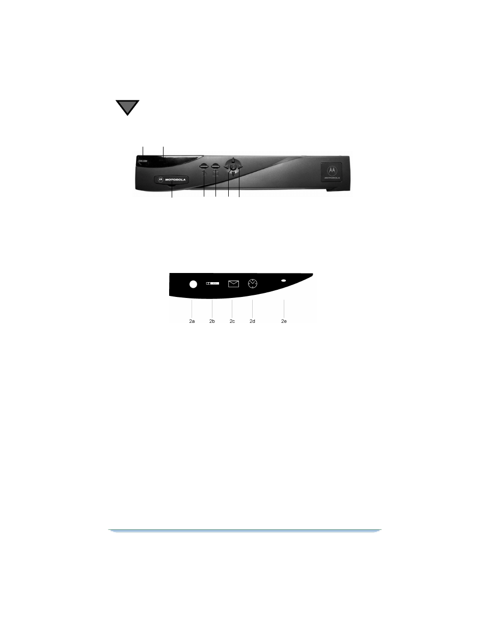 Power, Front panel display, 2a. signal | 2b. dolby® digital, 2c. mail, 2d. timer, 2e. remote, Tvpass® card, 2b. dolby, Digital | Motorola DSR470 User Manual | Page 32 / 88