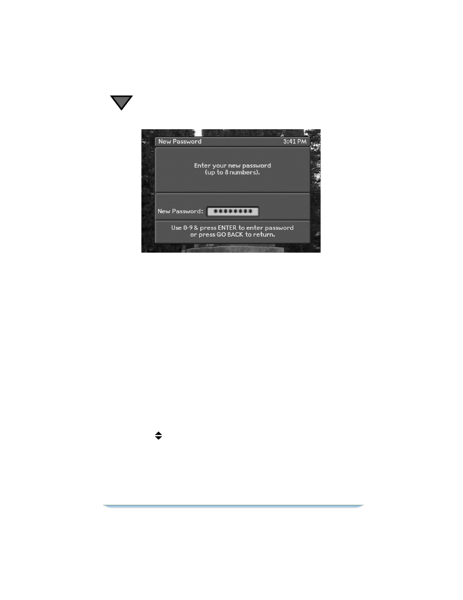 To set a new password, To clear your password, Set channel locks | Motorola DSR470 User Manual | Page 68 / 88