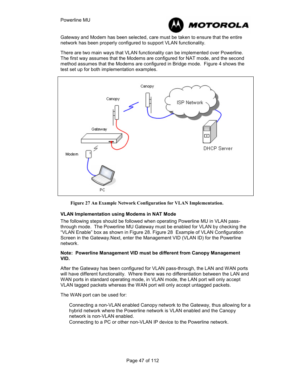 Motorola Canopy Powerline MU User Manual | Page 47 / 112