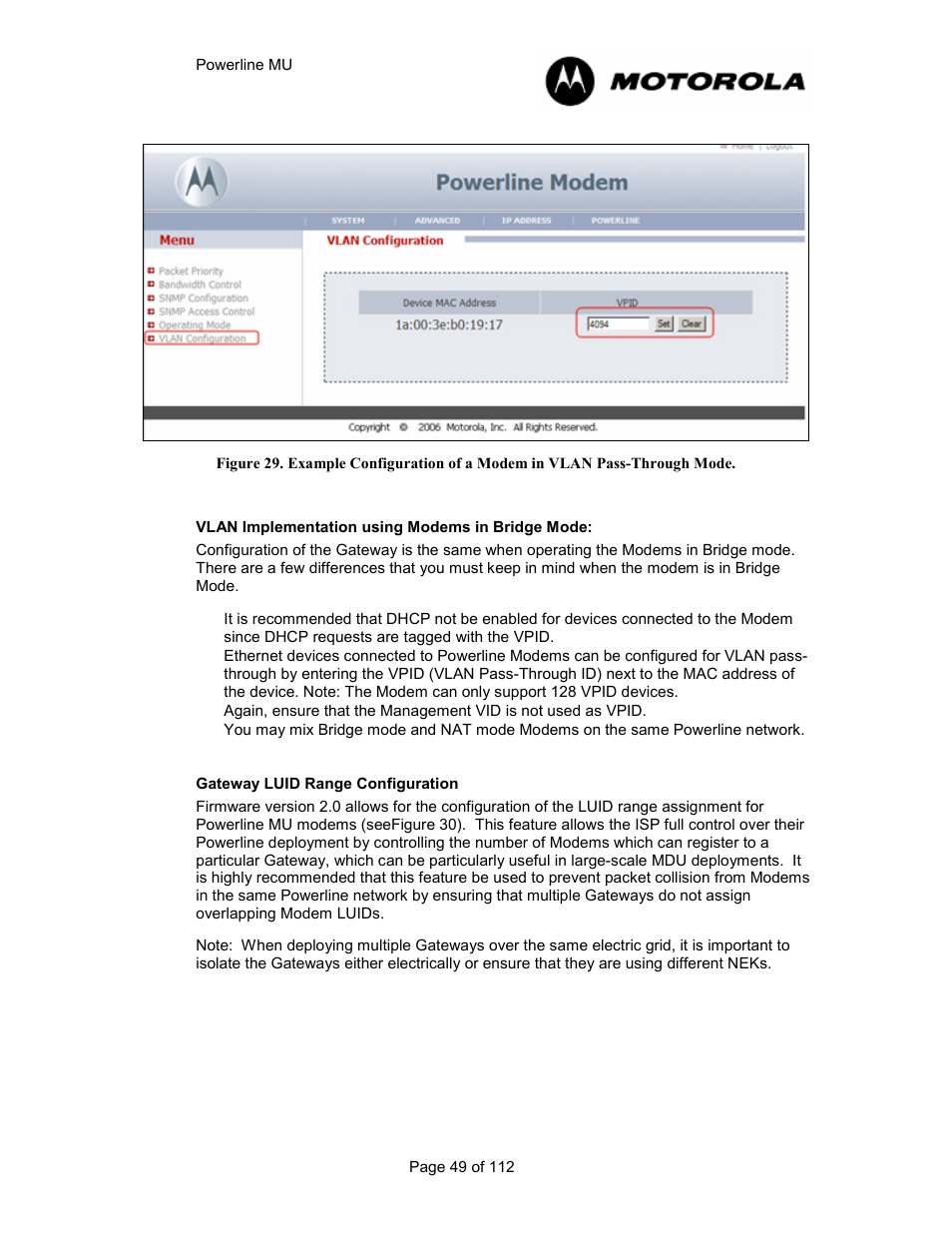 Motorola Canopy Powerline MU User Manual | Page 49 / 112