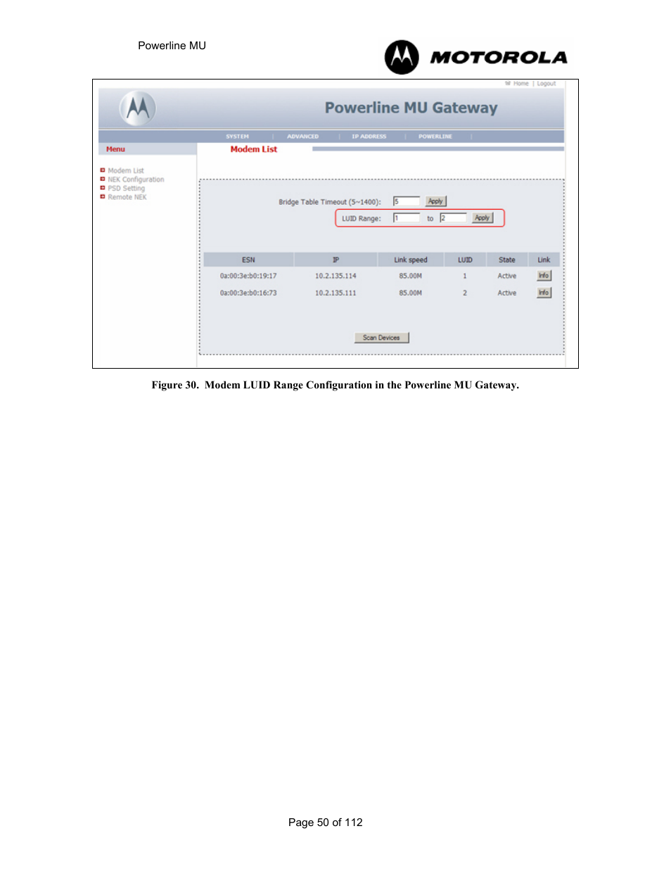 Motorola Canopy Powerline MU User Manual | Page 50 / 112