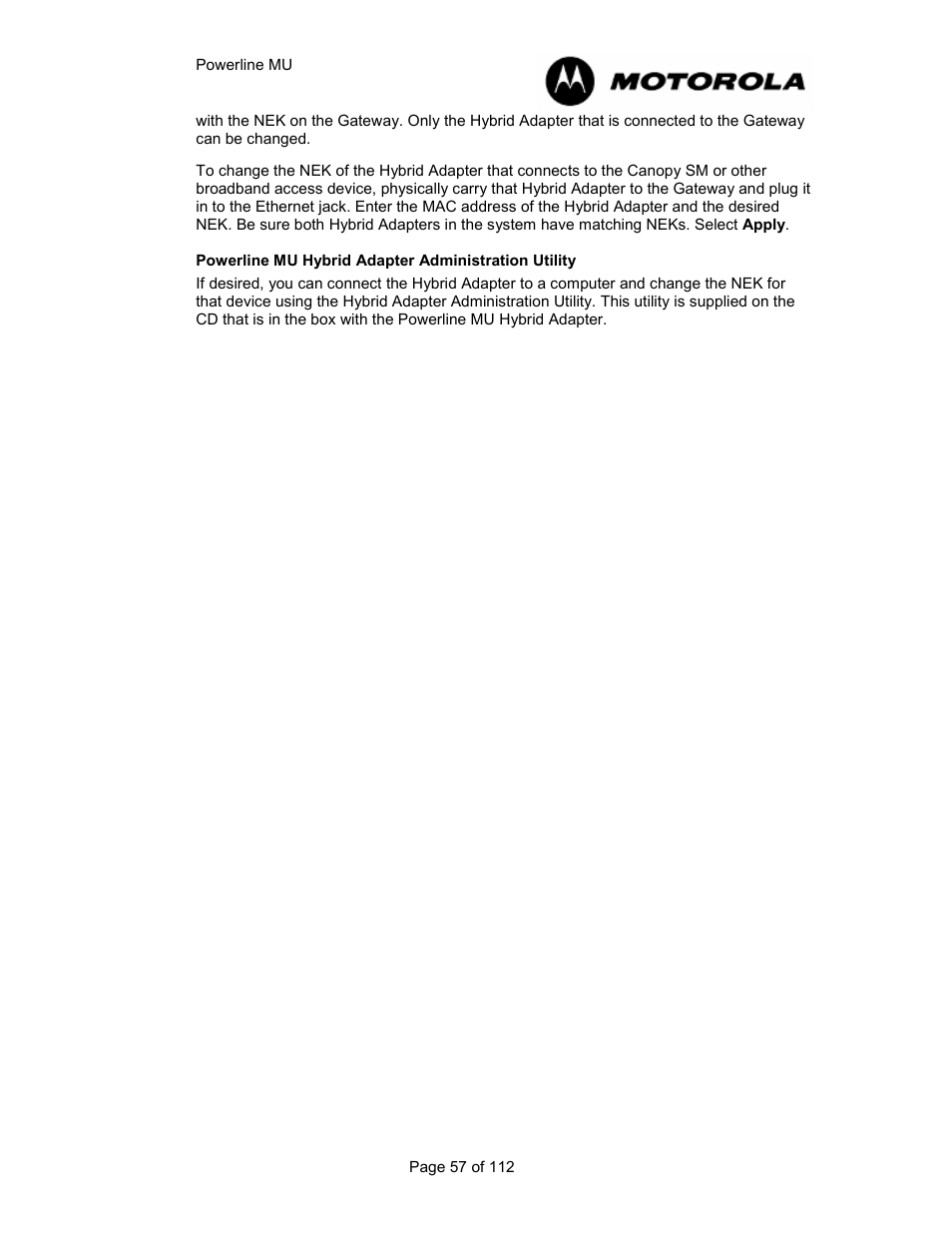 Motorola Canopy Powerline MU User Manual | Page 57 / 112