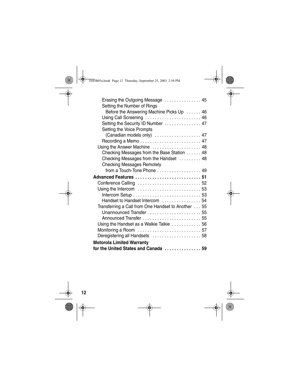 Motorola MD480 Series User Manual | Page 14 / 68