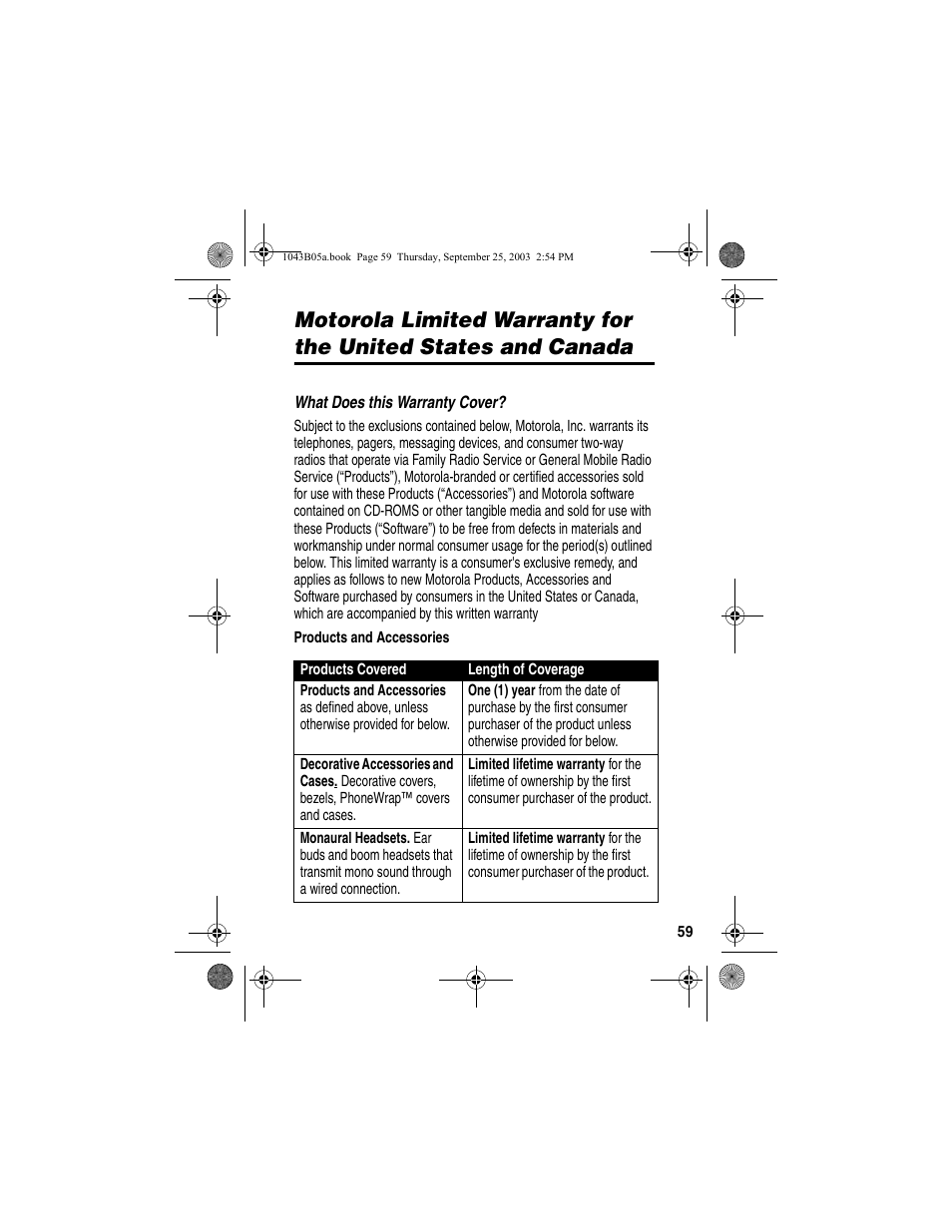 Motorola MD480 Series User Manual | Page 61 / 68