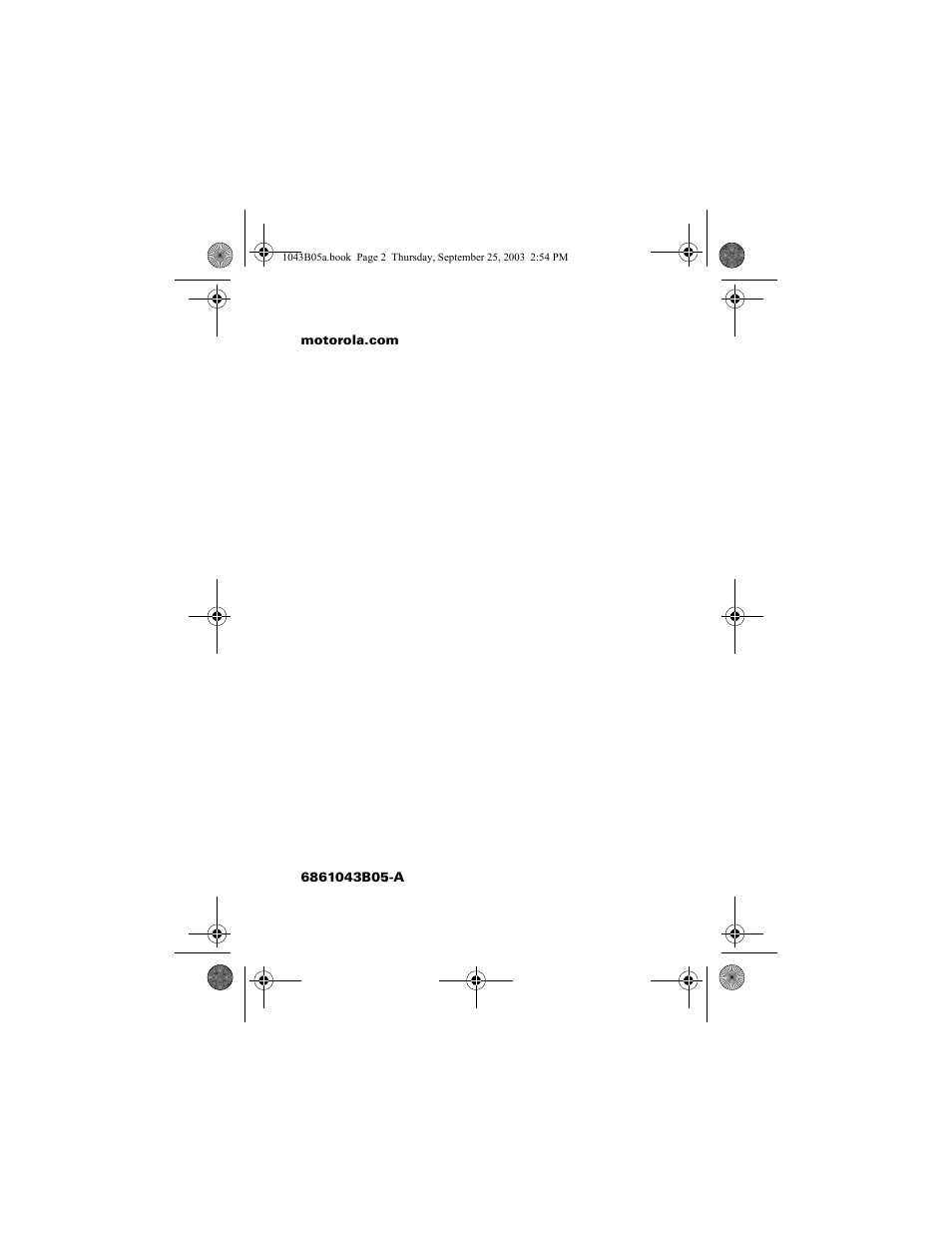 Motorola MD480 Series User Manual | Page 68 / 68