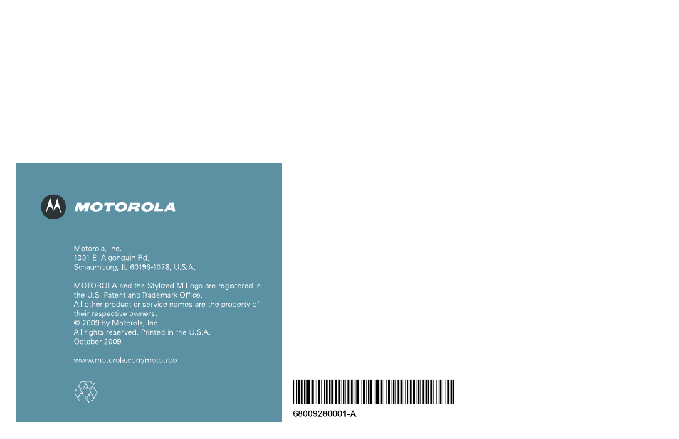 Motorola MOTOTRBO XPR 6380 User Manual | Page 42 / 42