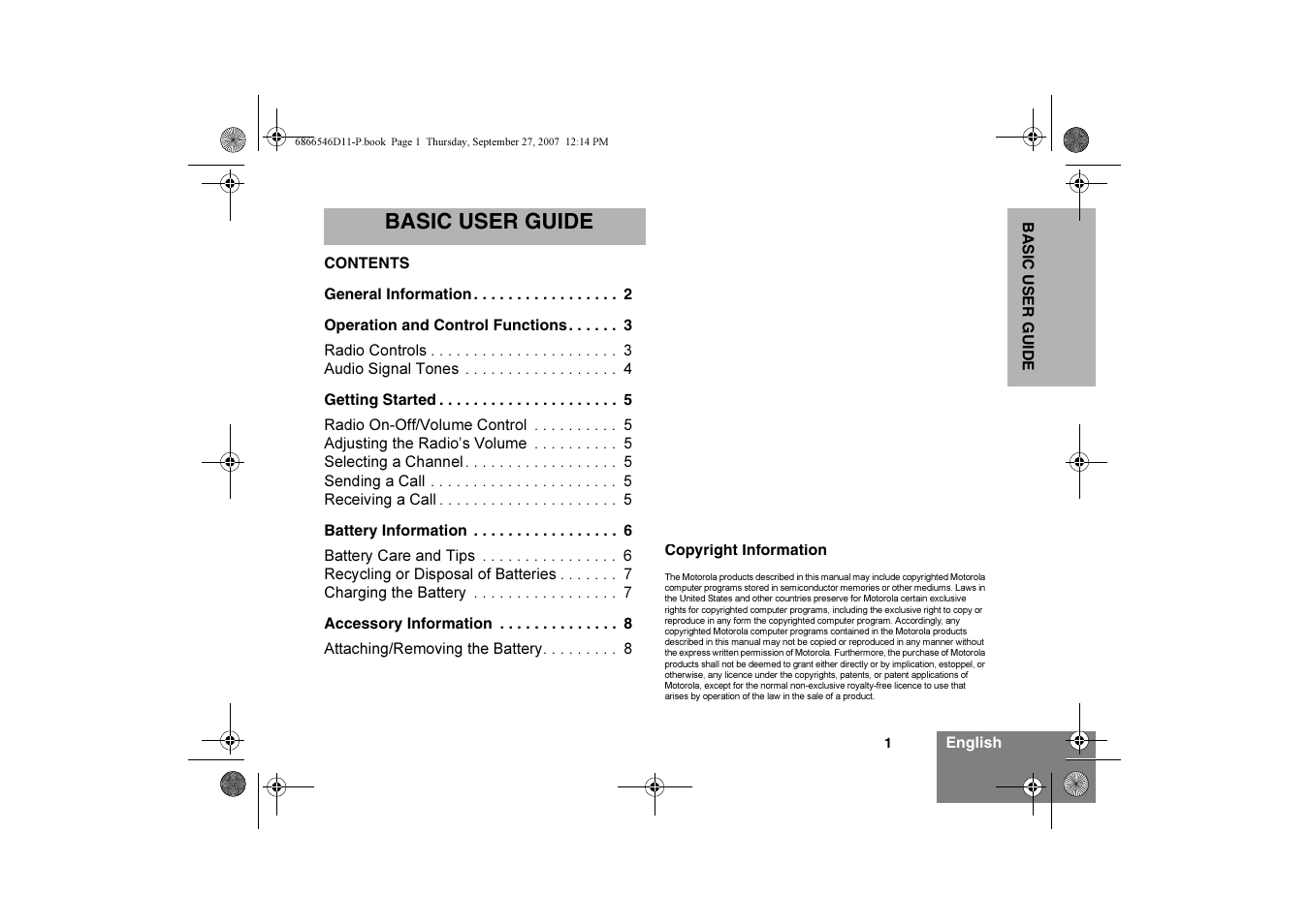 Motorola GP340 EX User Manual | Page 3 / 18