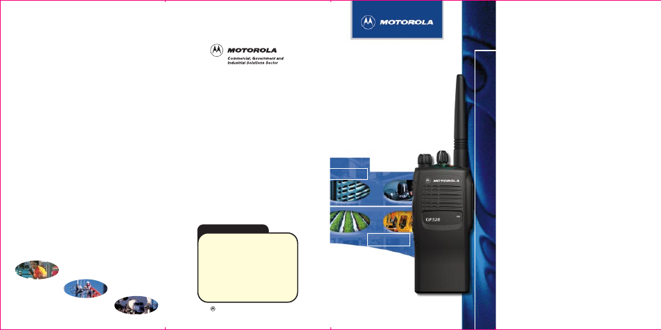 Motorola Professional Radio GP328 User Manual | 2 pages