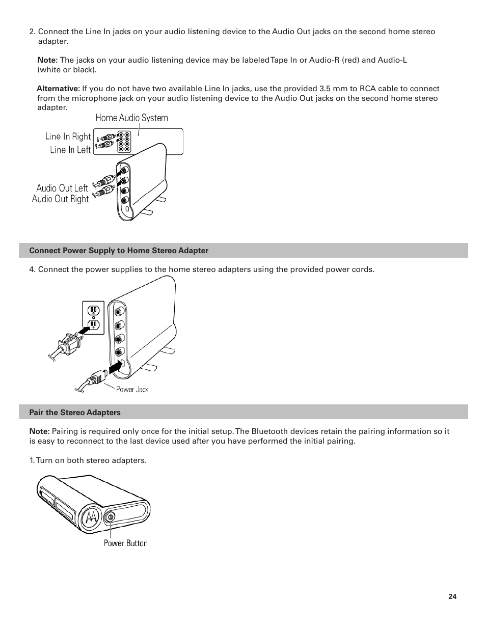 Motorola BLUETOOTH STEREO HEADPHONES User Manual | Page 24 / 36