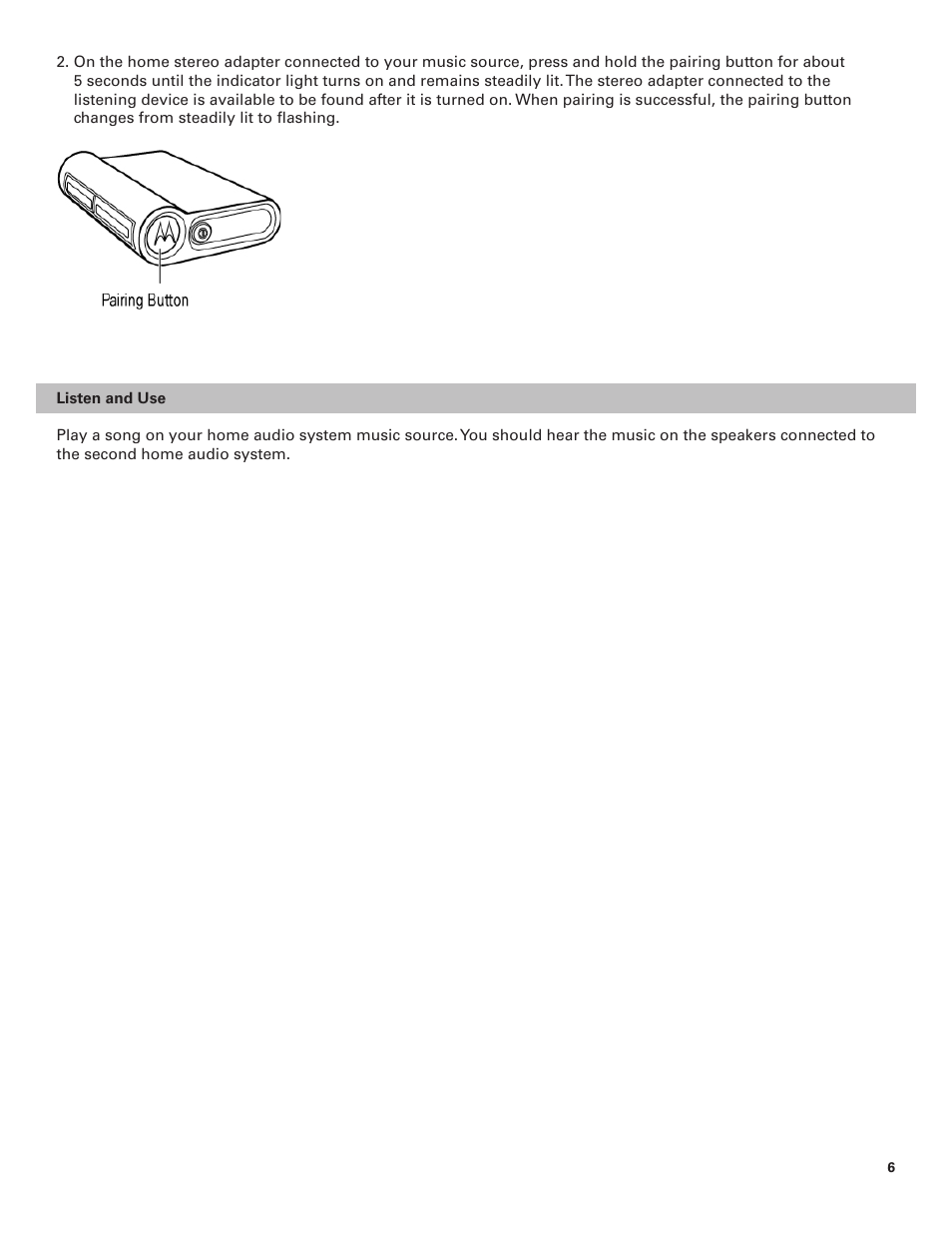 Motorola BLUETOOTH STEREO HEADPHONES User Manual | Page 6 / 36