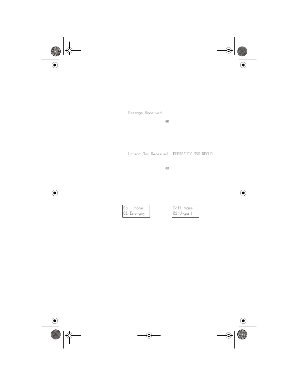 How your phone sends message alerts, New message alerts, Short message indicators | Setting scrolling speeds | Motorola digital cellular phone User Manual | Page 34 / 95