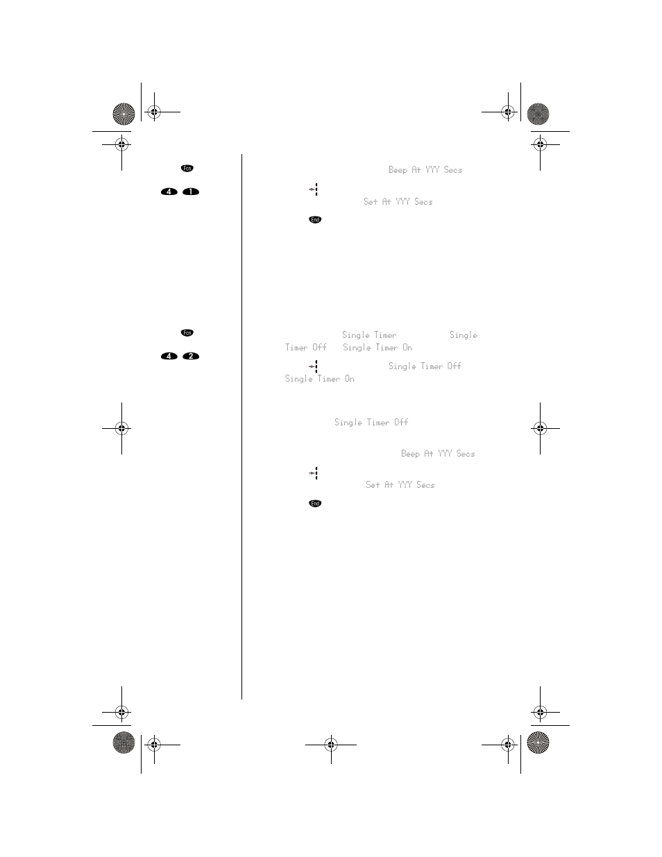 Setting the single timer | Motorola digital cellular phone User Manual | Page 58 / 95