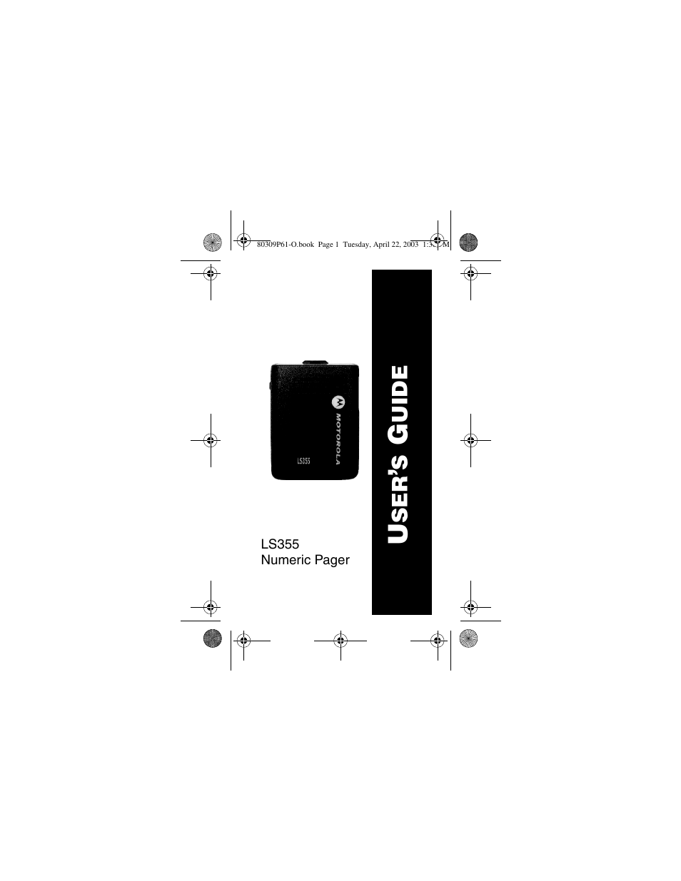 Motorola LS355 User Manual | 24 pages