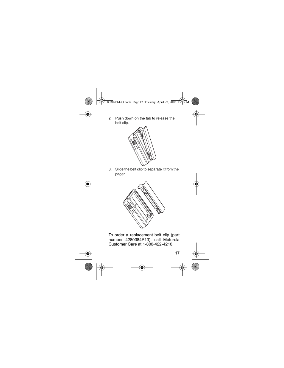 Motorola LS355 User Manual | Page 17 / 24