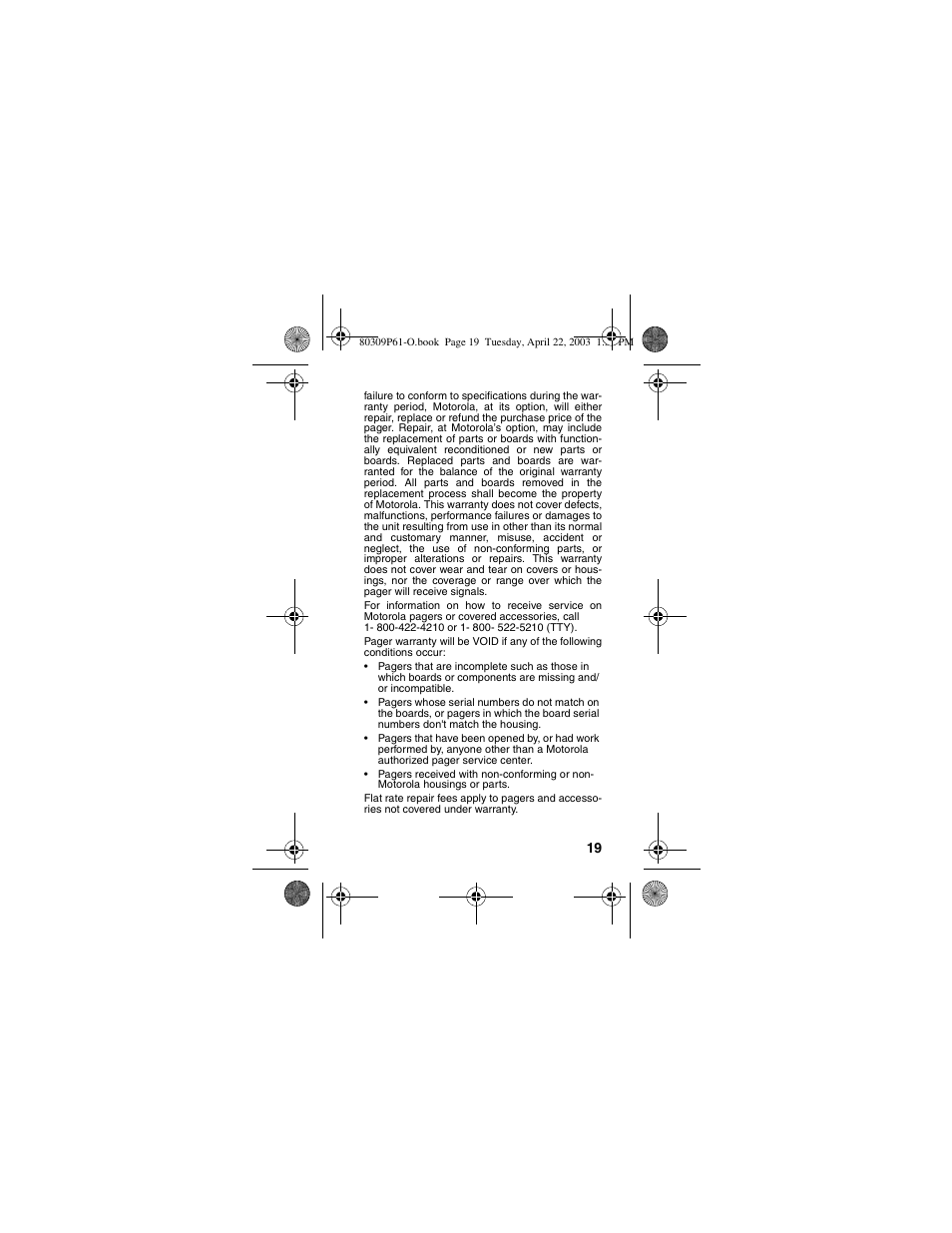 Motorola LS355 User Manual | Page 19 / 24