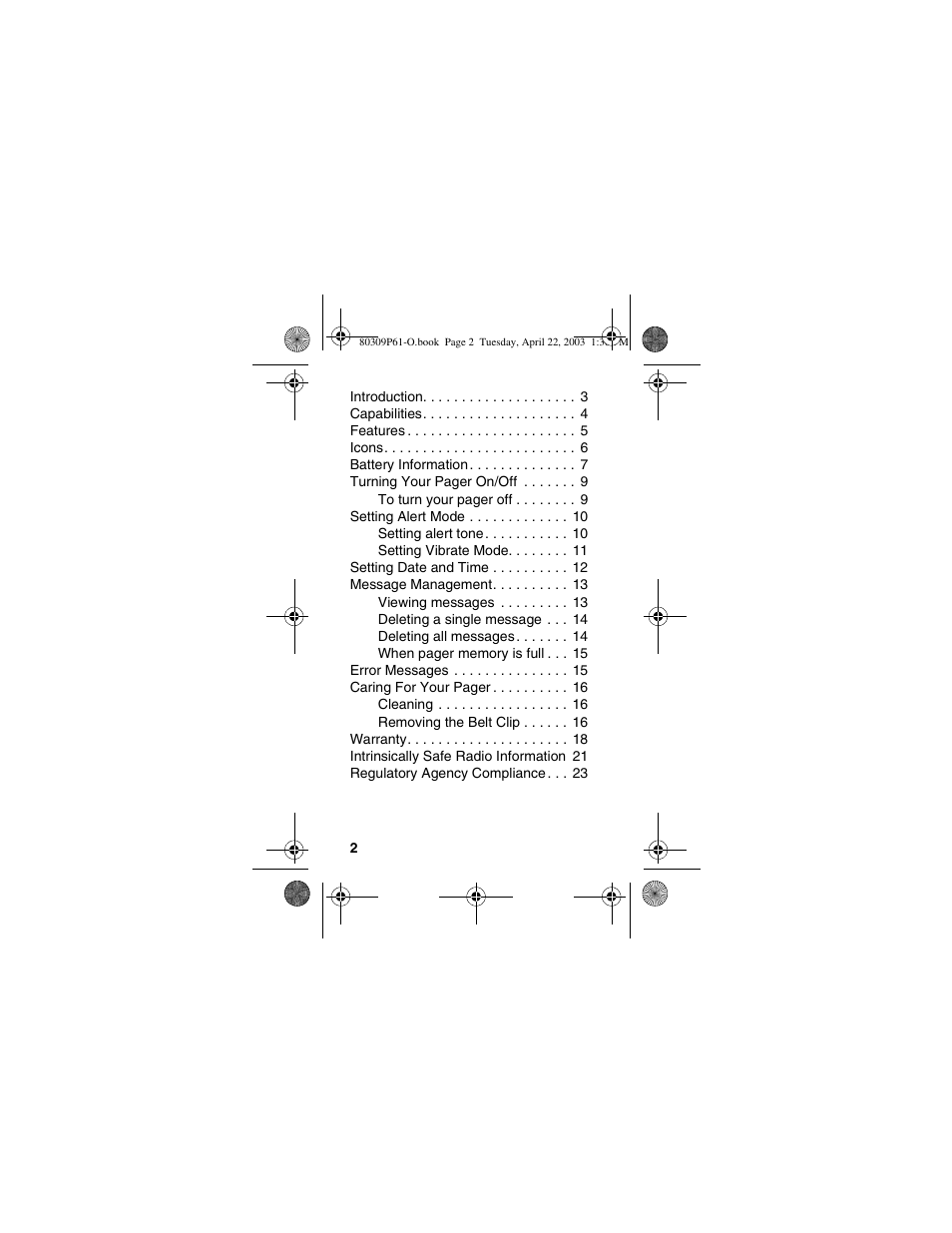 Motorola LS355 User Manual | Page 2 / 24
