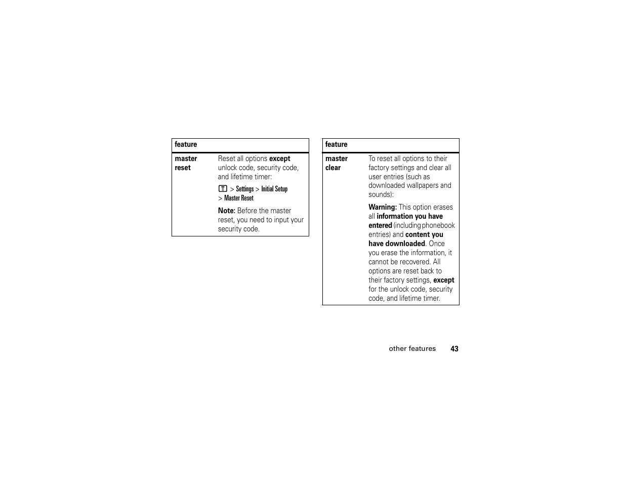 Motorola C261 TracFone User Manual | Page 45 / 78