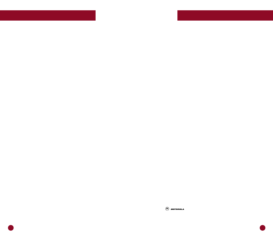 Useful information | Motorola i390 User Manual | Page 20 / 20