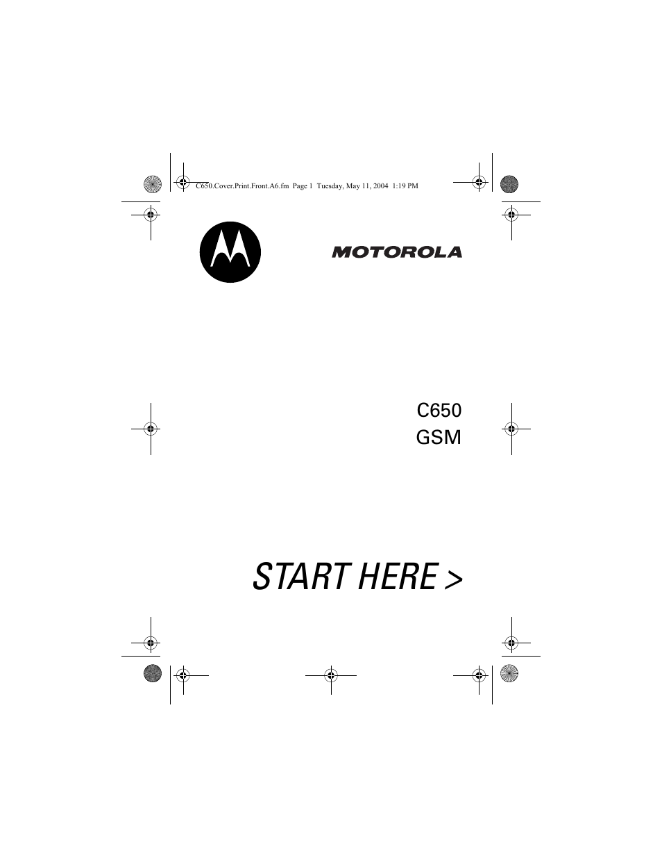 Motorola C650 User Manual | 124 pages