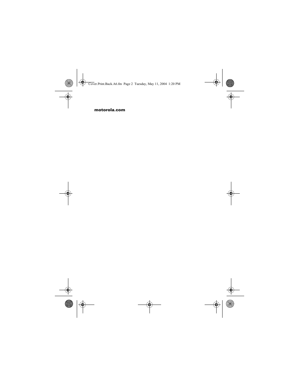 Motorola C650 User Manual | Page 124 / 124