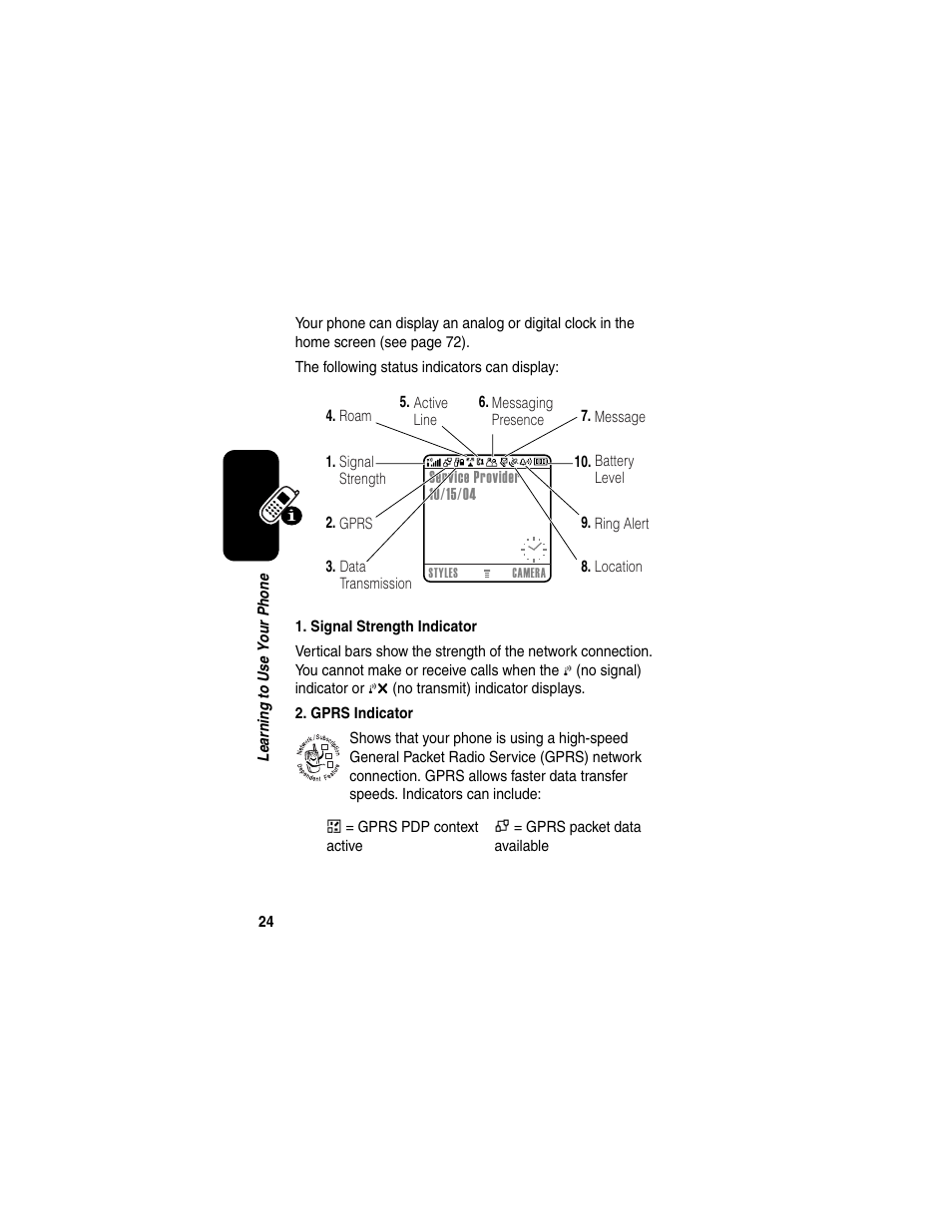 Motorola C650 User Manual | Page 26 / 124