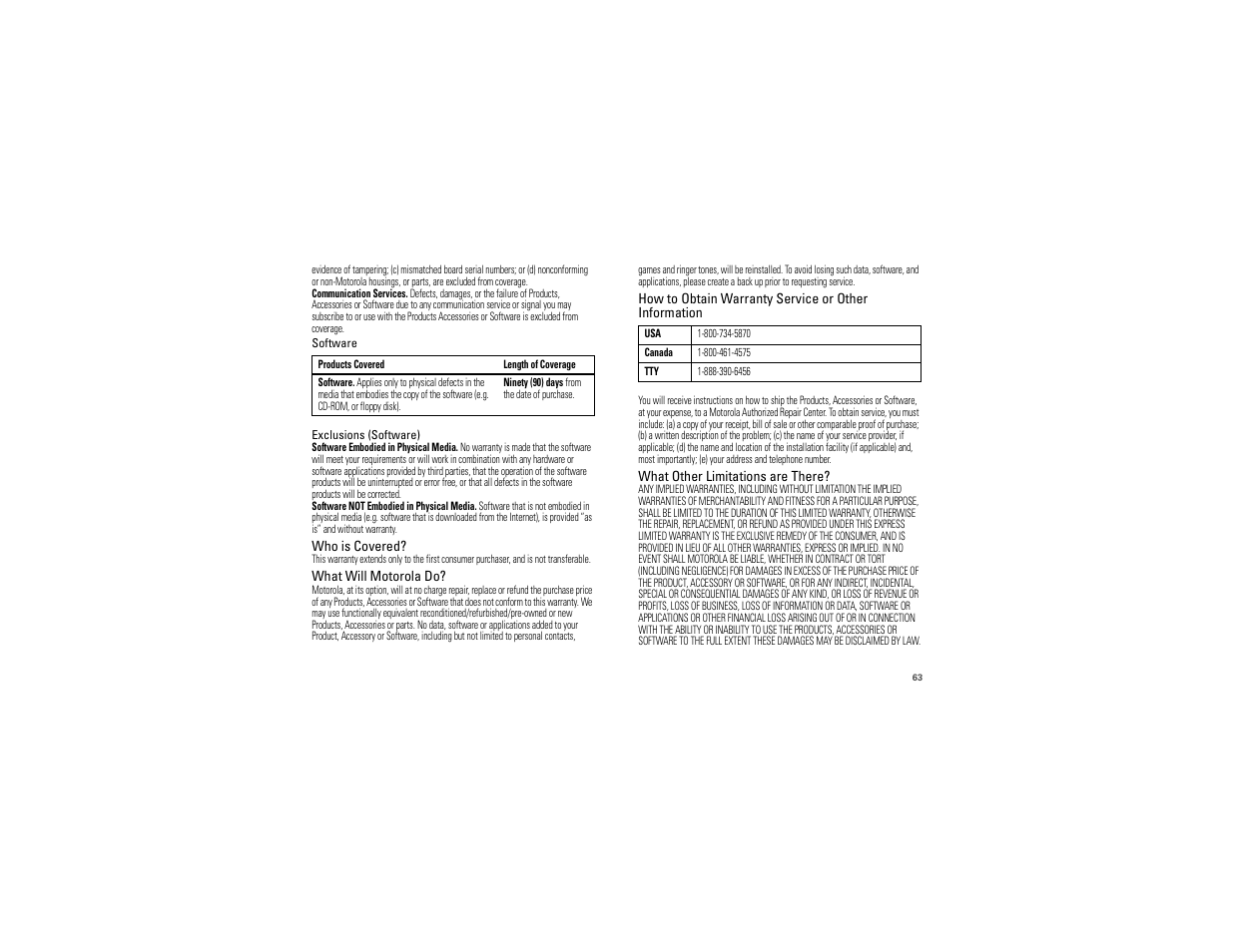 Motorola 68000202881-B 66 User Manual | Page 65 / 70