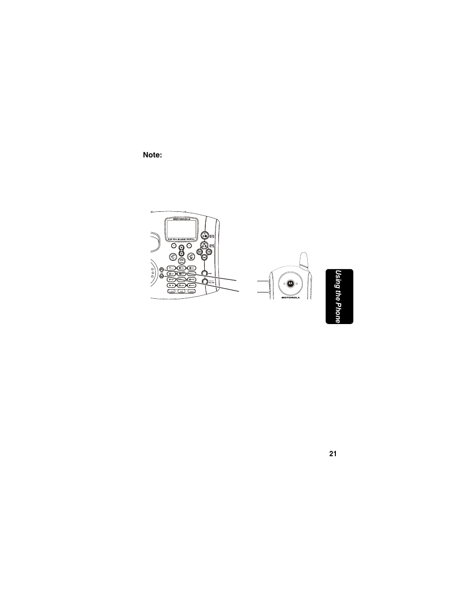 Adjusting the volume during a call, Inserting pauses in a number, Min a r y | Motorola MD7090 User Manual | Page 41 / 72