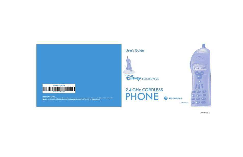 Motorola Cordless Telephone User Manual | Page 36 / 36