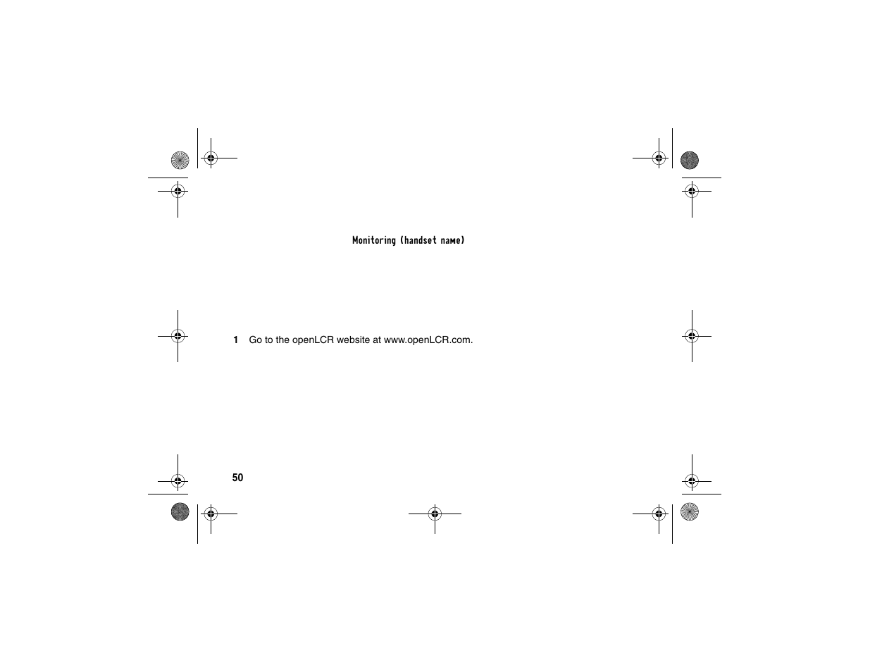 Openlcr™ option | Motorola sd4560 User Manual | Page 60 / 69