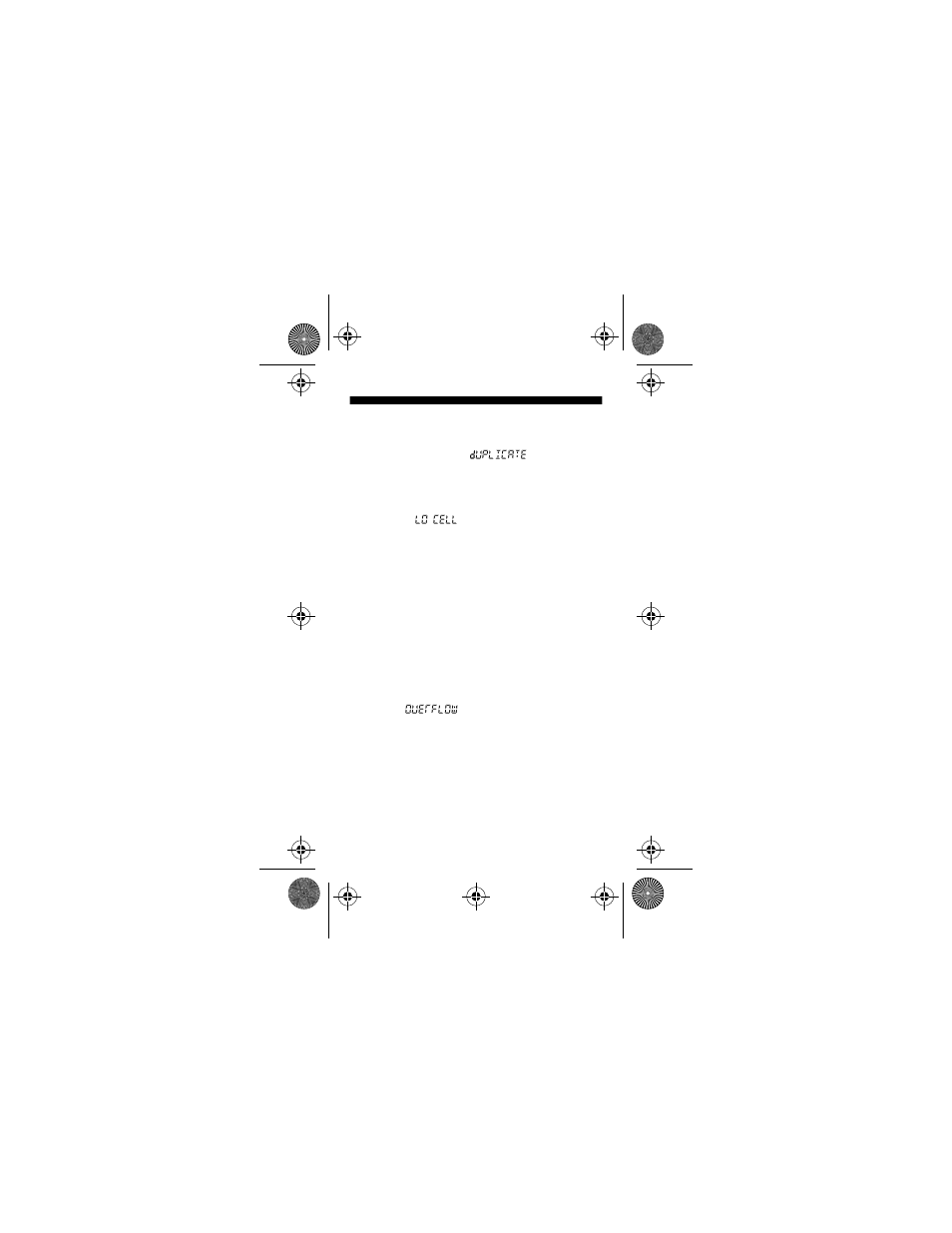 Features, Backlight, Duplicate messages | Low battery indicator, Message erase, Memory retention, Memory capacity, Message protect, Overflow, Automatic alert reset | Motorola BRAVO LX User Manual | Page 11 / 16