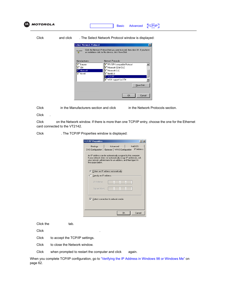 Motorola VT2142 User Manual | Page 64 / 83