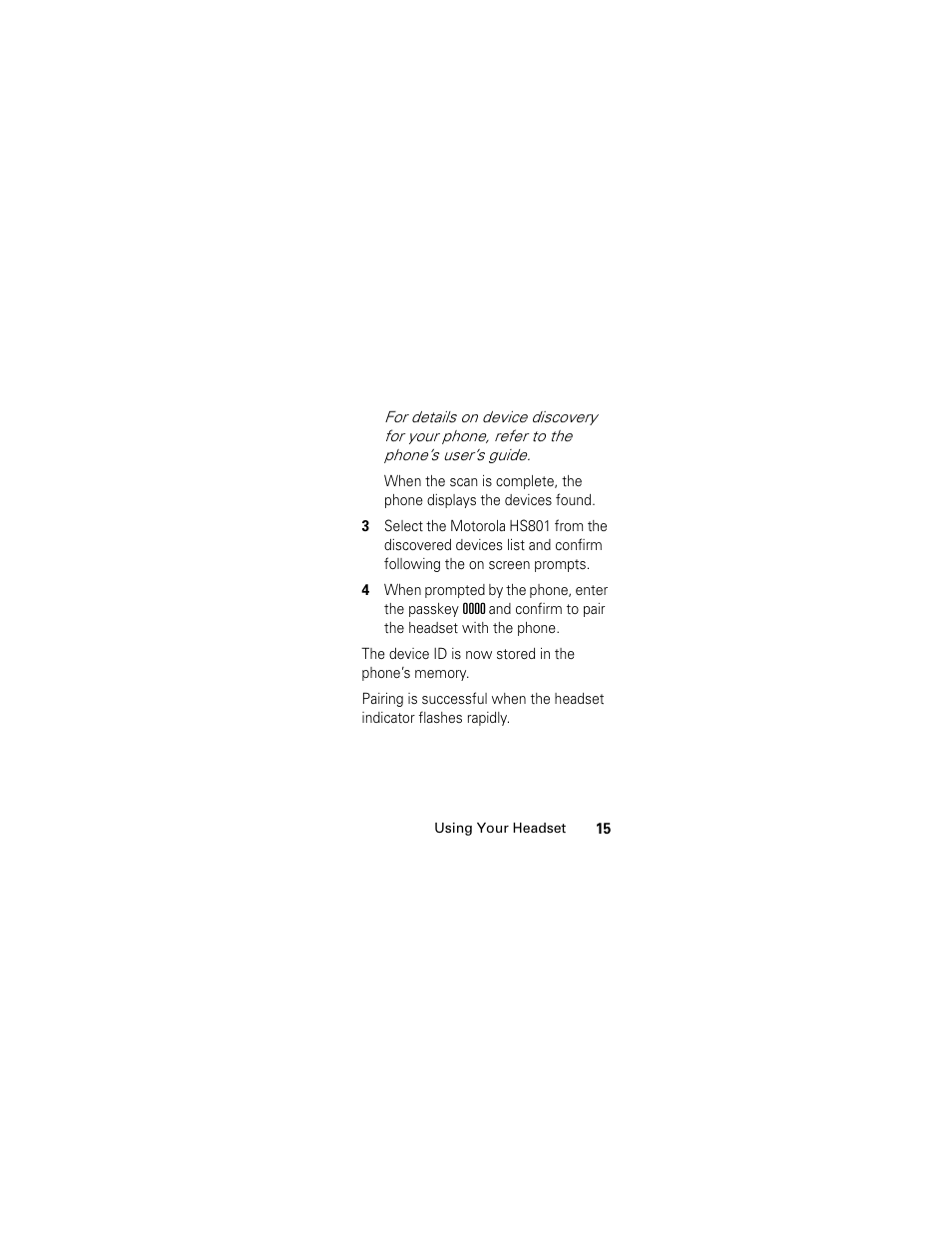 Motorola HS801 User Manual | Page 17 / 80