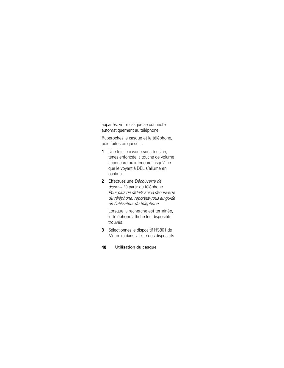 Motorola HS801 User Manual | Page 42 / 80