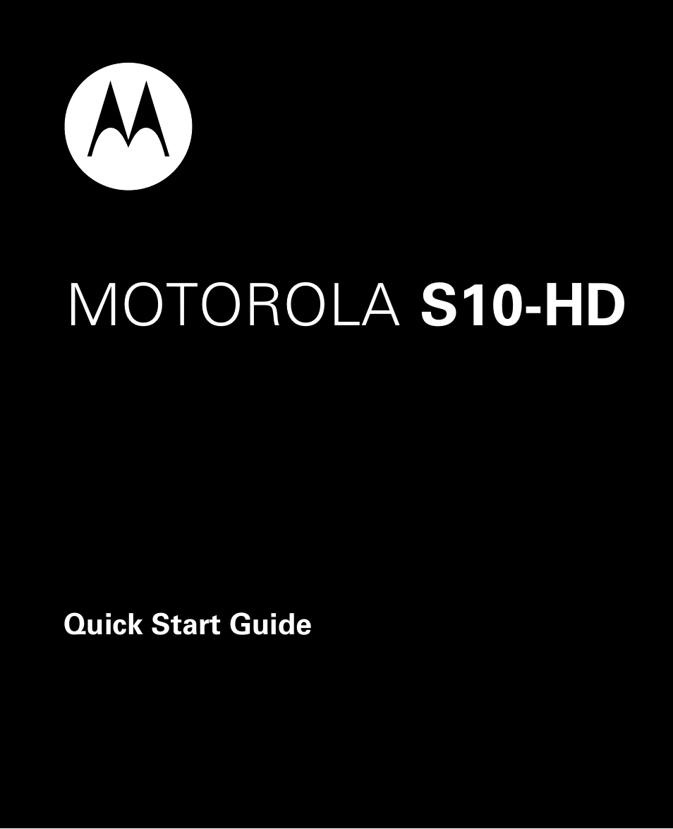 Motorola S10-HD User Manual | 138 pages