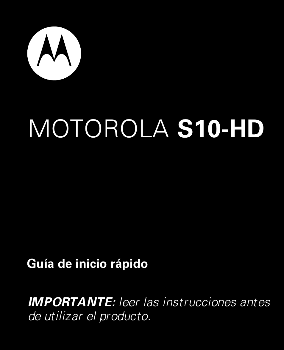 Español, Motorola s10-hd | Motorola S10-HD User Manual | Page 43 / 138