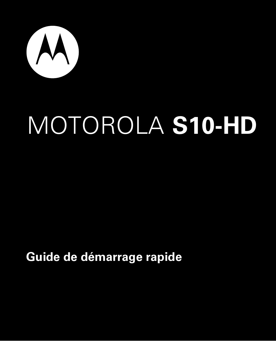 Français, Motorola s10-hd | Motorola S10-HD User Manual | Page 89 / 138